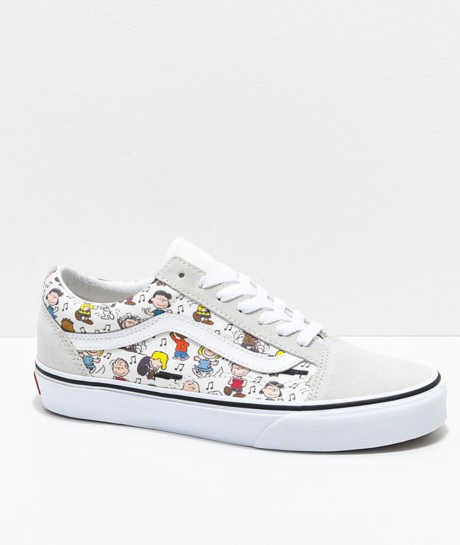 colored white vans